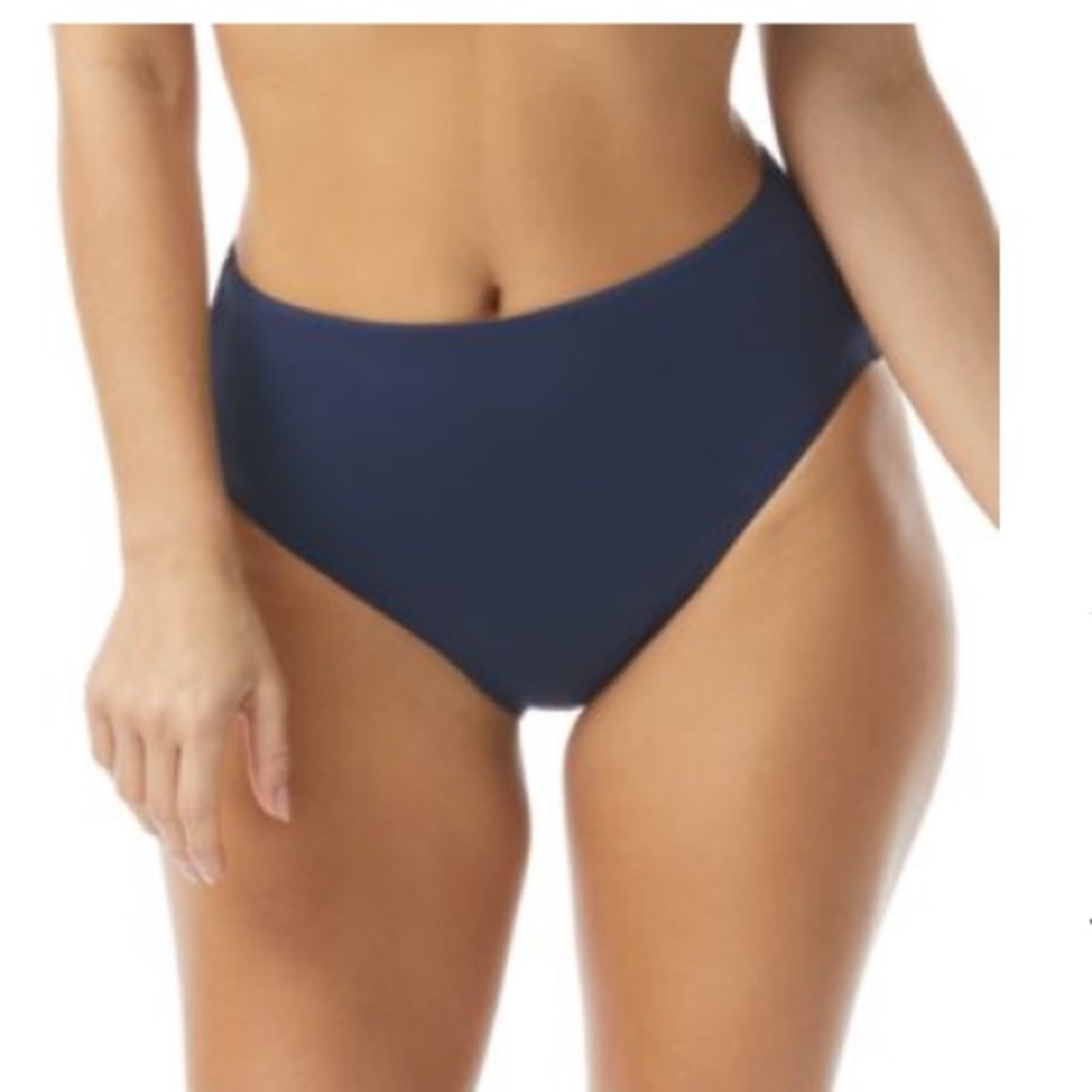 Coco Reef, Contours High-Waist Bikini Bottoms, Brand new with tag, S, Navy